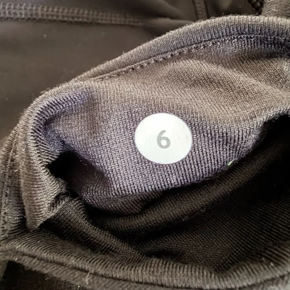 Lululemon Groove Pant Tall Size 6 Black Flare Yoga Pants W5604T 31” Inseam